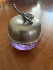 Contenitore In Vetro E Peltro