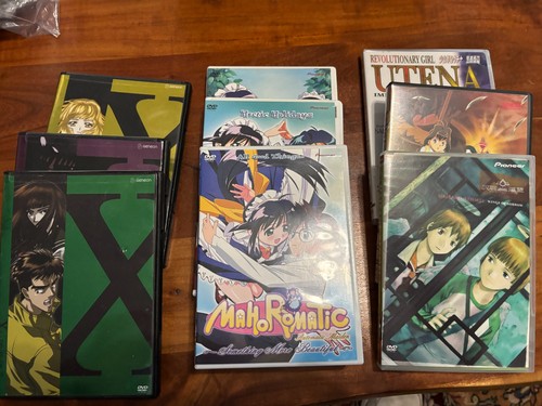 Lot japanese anime dvds - 9,