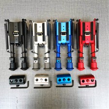 Bipiede Fucile Bipiede Regolabile 6-9'' Ritorno Molla Caccia Con Adattatore