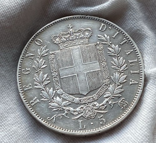 Lire 1865 vittorio emanuele - 5,