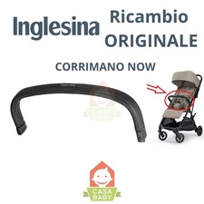 Corrimano Passeggino Now Inglesina Ecopelle Nero Davantino Ricambio Originale