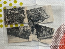 4 mini foto stampe cartoncino bianconero vedute Emilia Romagna San Marino