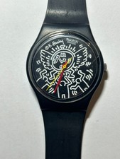 SWATCH GZ104 BLANC SUR NOIR