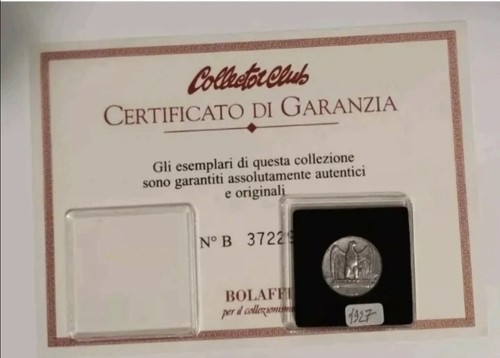 Lire argento aquilotto 1927 - 5,