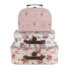 Set 3 valigie vintage rosa