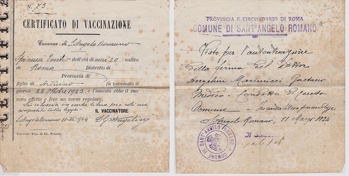 Sant angelo romano 1923 - sant'angelo, 1923-