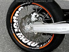 Adesivi cerchi supermoto ktm - adesivi,