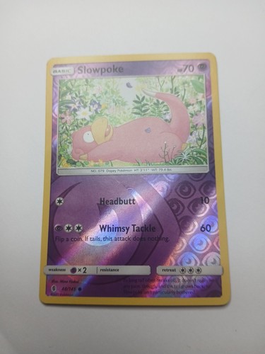 Slowpoke reverse foil pokémon - reverse,