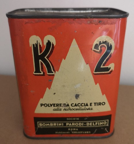 Scatola latta polvere da - ,
