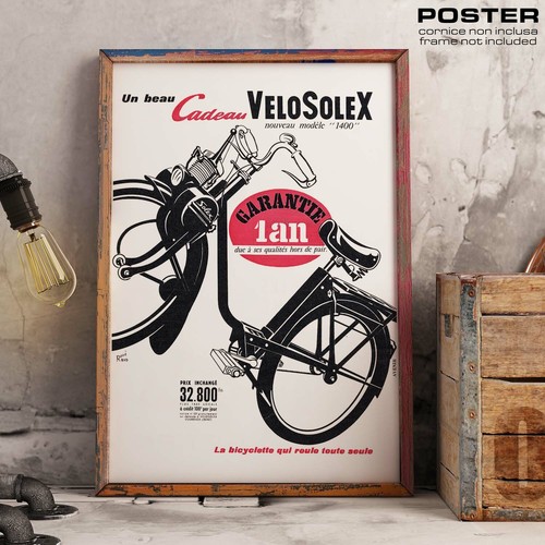 Poster locandina vintage velo - locandina,