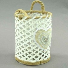 Lanterna portacandela in legno