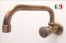 RUBINETTO A SNODO DA ½" CANNA A "U" - BRONZATO - BRONZO