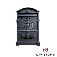 CASSETTA POSTALE PER POSTA MODELLO ARTISTICA ESTERNO EFFETTO GHISA