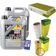 KIT ISPEZIONE FILTRO LIQUI OLIO MOLY 10L 5W-40 per BMW serie 5 Touring E61 525d