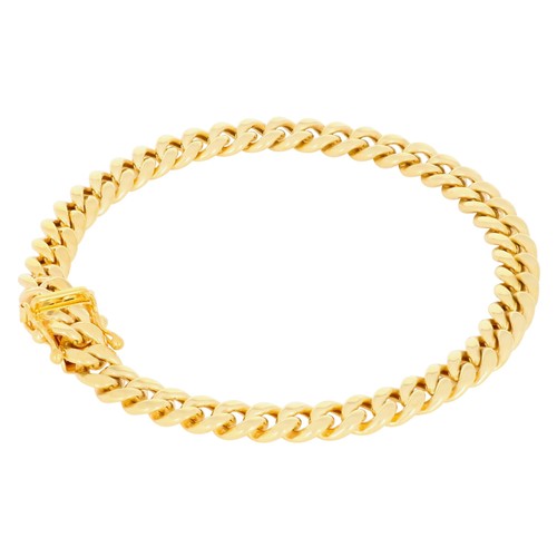 Bracciale cubano oro - bracciale, d'oro