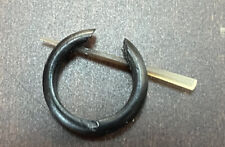 ORECCHINO COCCO SINGOLO A CERCHIO COLORE NERO