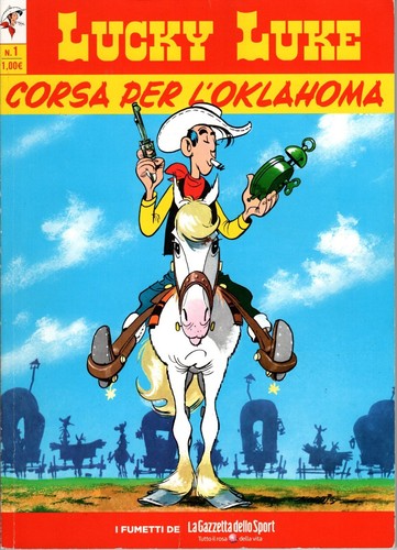 Lucky luke corsa per - -,