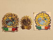 Gadget Vespa Club Italia in Metallo + Toppa + Adesivo_no Lambretta Ciao Epoca 