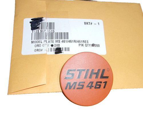 Targa modello stihl ms461 - targa, /
