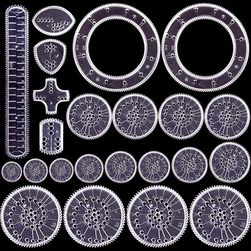Spirografo set disegni - spirografo,