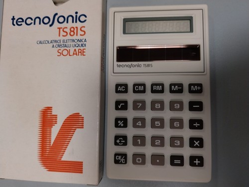Calcolatrice tecnosonic ts81s - tecnosonic,