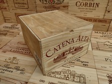 Cassetta porta vino in legno