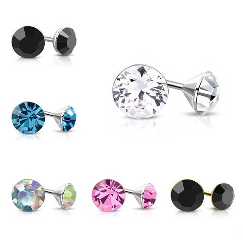 2er set orecchini zirconia - orecchini,