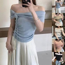 Top estivo donna monospalla floreale comodo ed elegante abbigliamento casual