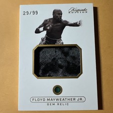 Maglia Floyd Mayweather Jr Keepsake Edition Gem Relic Jumbo 29/99🔥🥊