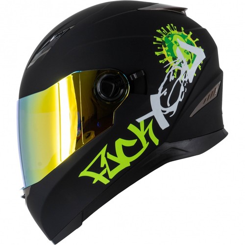 Casco moto sting you verde - casco,