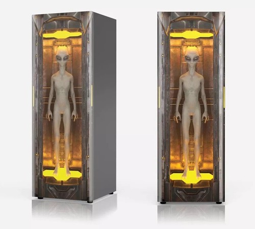Alien portal frigo wrap - alien,