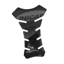 MF1616 Adesivo Protezione Paraserbatoio Nero Logo Ducati Grigio 19 x 13 cm