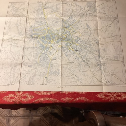 Roma pianta schematica degli - schematica,