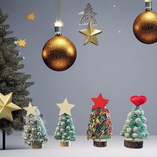 Set di 4 Mini Alberelli di