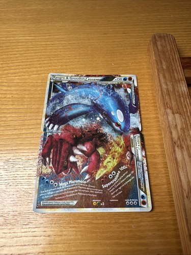 Carta pokémon kyogre groudon - carta,