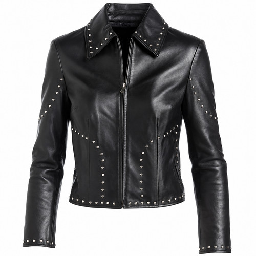 Giacca motociclista donna nera - donna,