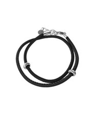 BROSWAY BBR17 Bracciale Donna Tres Jolie in Pelle Nero - Retail price € 18,00