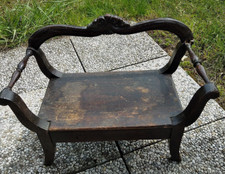 Antico poggia piedi primo"900"