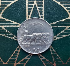 ($)    50 Centesimi 1920