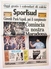 SPORTSUD 4-10-1988 MARADONA NAPOLI CALENDARI GELINDO BORDIN ORO OLIMPIADI