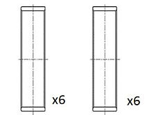 FAI AutoParts BB2078-STD Cuscinetti Big End per CITROËN,JAGUAR,LAND ROVER,PEUGEOT