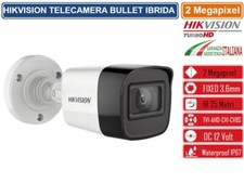 TELECAMERA BULLET IBRIDA 4IN1 TVI/AHD/CVI/CVBS 2 MEGAPIXEL 3.6MM OSD IP67