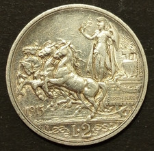 2 LIRE QUADRIGA BRIOSA 1914
