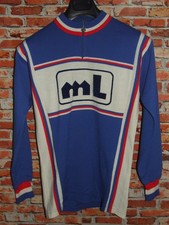 EROICA MAGLIA SHIRT MAILLOT BICI CICLISMO VINTAGE 70'S ML 50% LANA