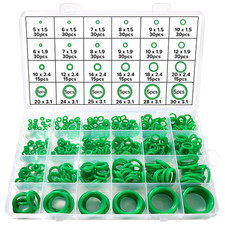 480 Pezzi 24 Misure O-Ring Assortimento Kit, Silicone Guarnizione O-Ring Kit, O 