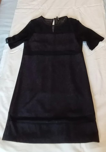 Vestito nero con tulle - ,