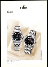 catalogo book libro brochure collezione orologio rolex Basel 1998