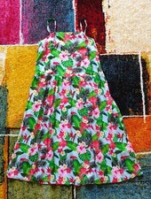 Vestito per bambina, abito GUESS multicolore fantasia floreale, Tg.14 anni