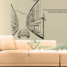 Adesivo parete macchina