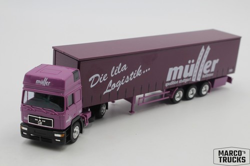 Camion semirimorchio lato
